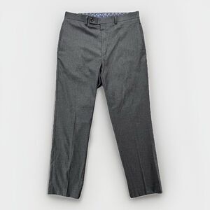 Lauren Ralph Lauren Navy Blue Tones Houndstooth Slacks Pants Men's Size 34 x 34
